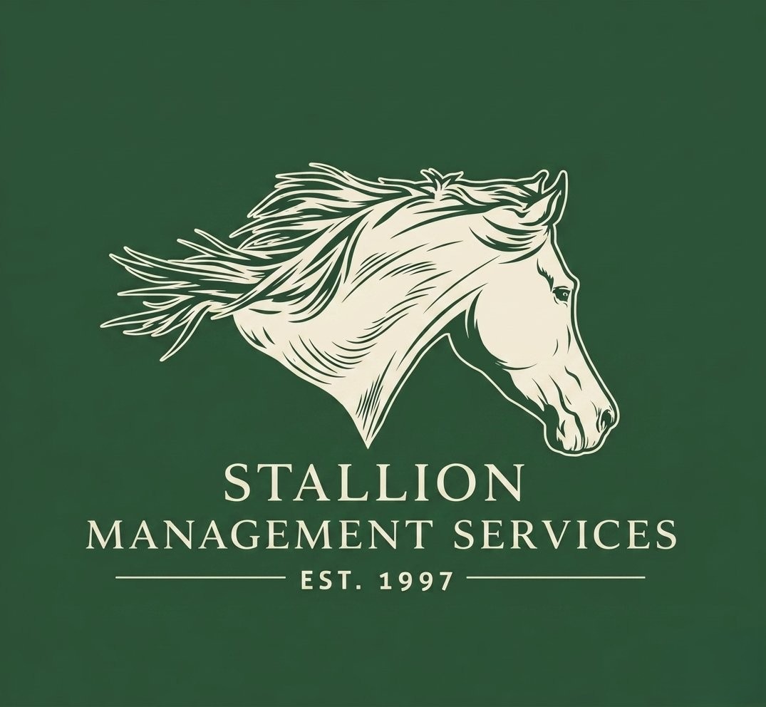 Official company logo for Stallion Management Services SMS Breeding Phantoms